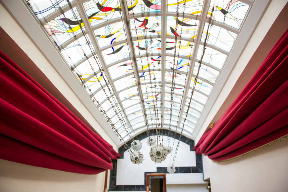 art-exhibition-with-abstract-shapes